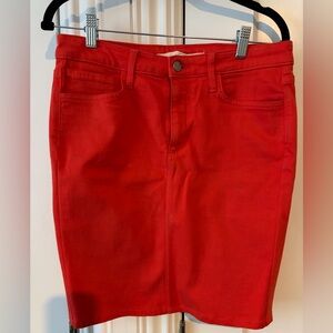 Joe's Jeans Bold Red Skirt
